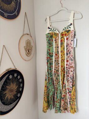 Viral Christian Lacroix Floral colorful corset style Maxi Dress